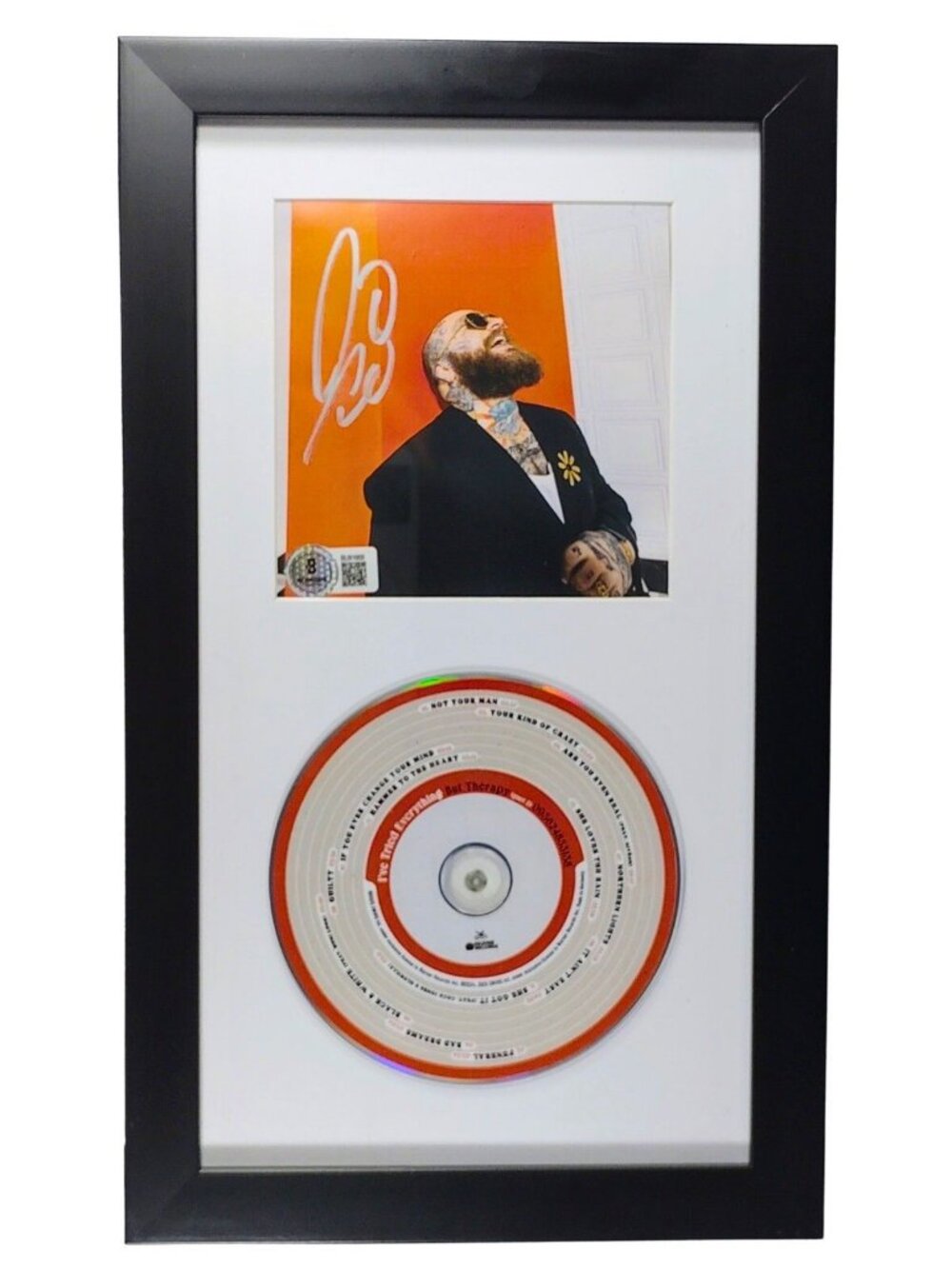 Teddy Swims Signed Ive Tried Everything CD Framed Beckett BAS COA